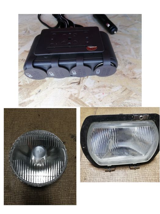 Разклонител за запалка с USB порт, Фарове