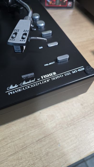 Pick-up FISHER MT-6221, direct drive, vintage hi-fi audio retro