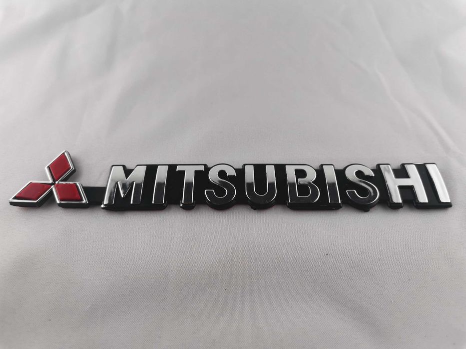 Надпись на автомобиль MITSUBISHI металлическая