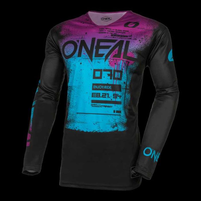 Мотокрос блуза O'NEAL MAYHEM Scarz Black/Blue V.24 M,L,XL,2XL