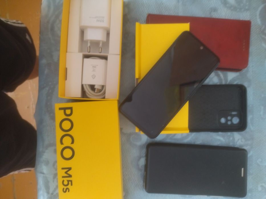 Poco M5s 8/256 полный комплект.