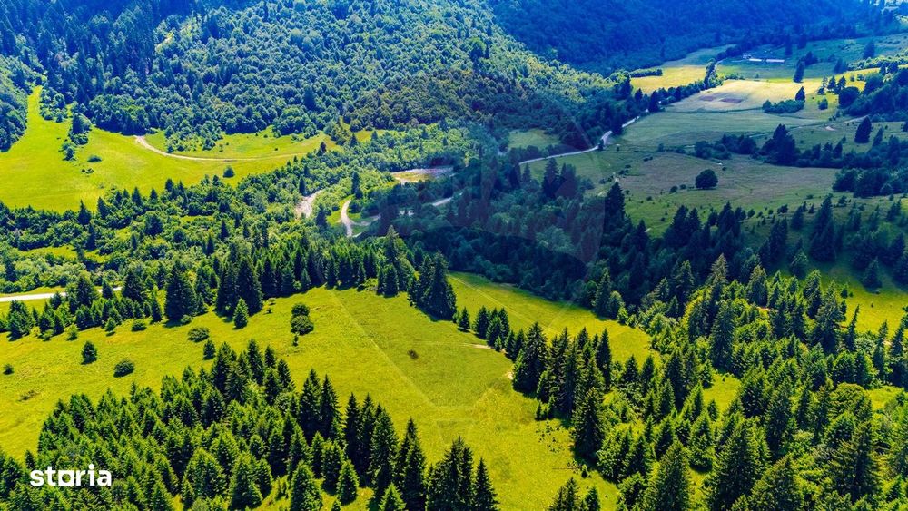 Natură— 18.900 mp în Săcele, cu râu și priveliște montană