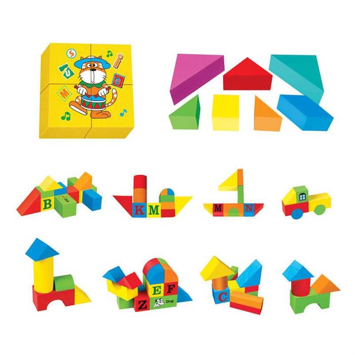 Играчка пъзел с блокчета