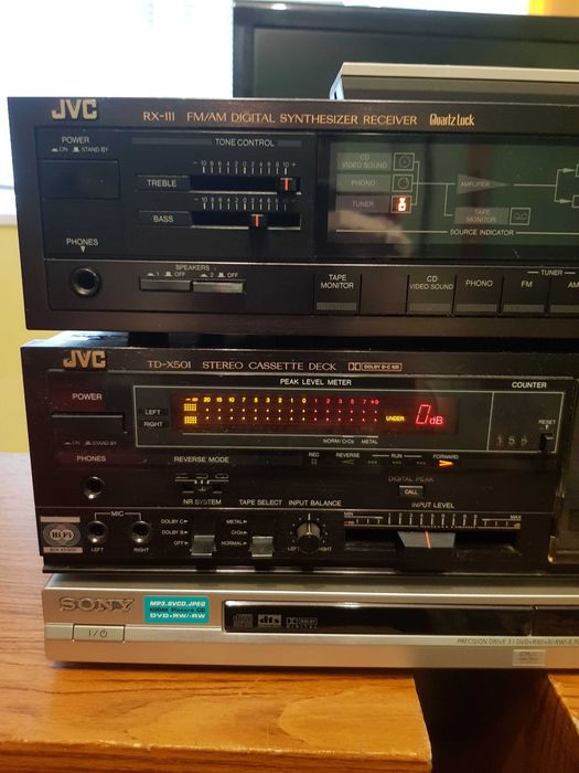 linie audio JVC , SONNY , boxe