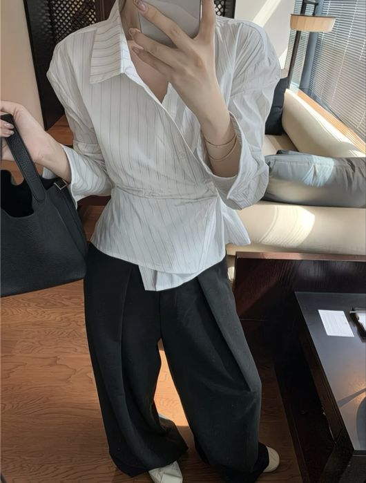 Элегантная белая рубашка