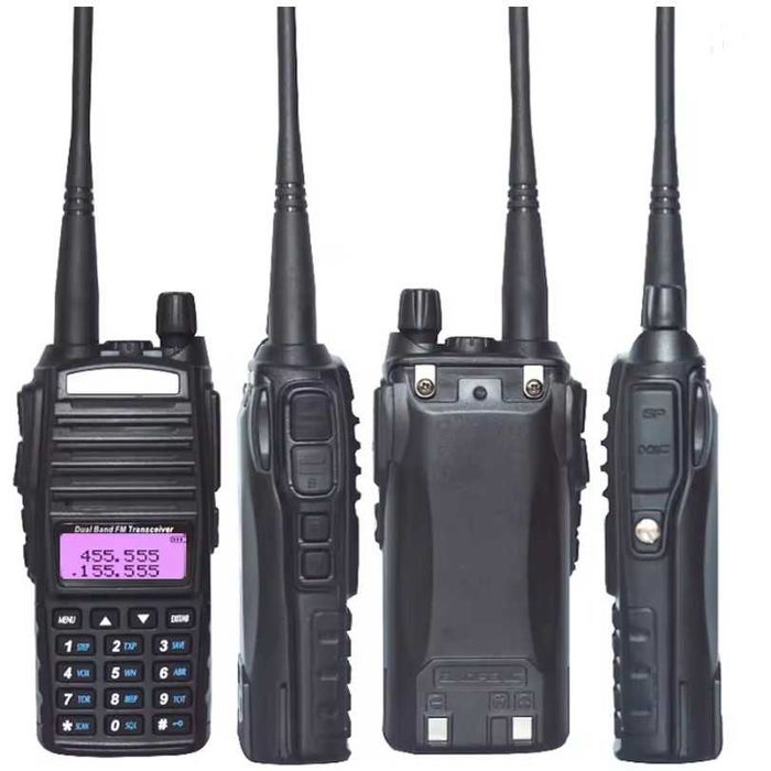 Професионална радиостанция BAOFENG UV-82 / 5W / USB зарядно