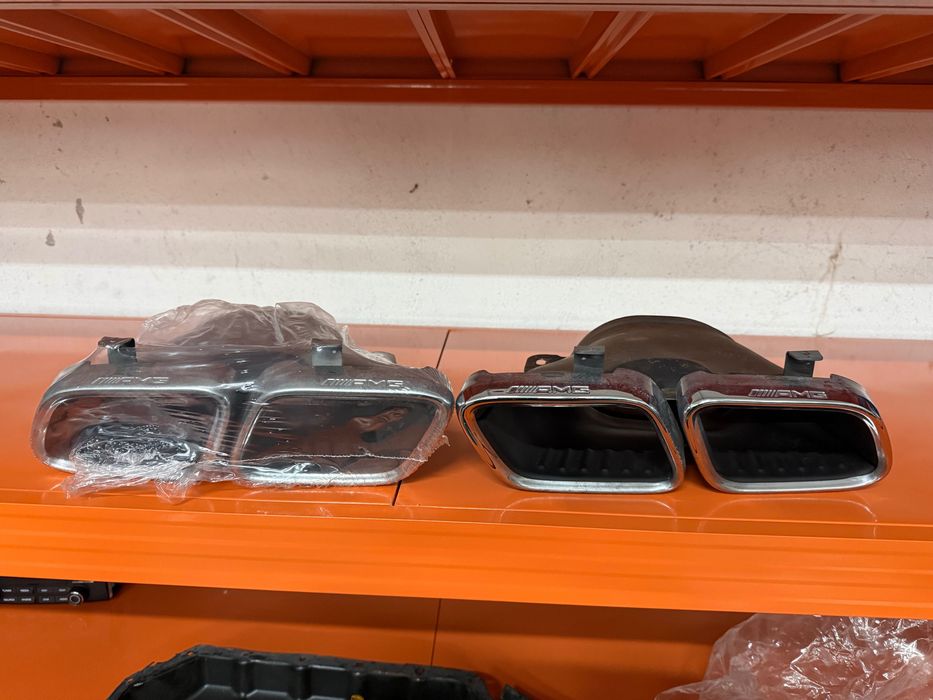 Мерцедес AMG оригинални накрайници и заден дифозьор АМГ