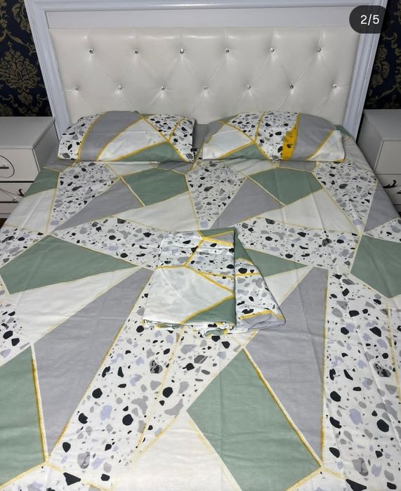 Постельное бельё хлопок 1,5 сп/5000, 2х/6500