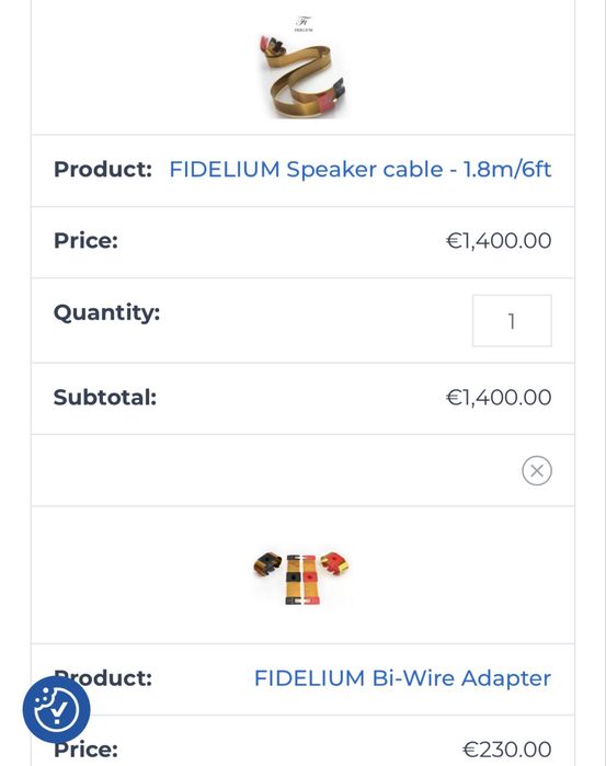 Cablu boxe HiFi audiophile Silversmith Fidelium
