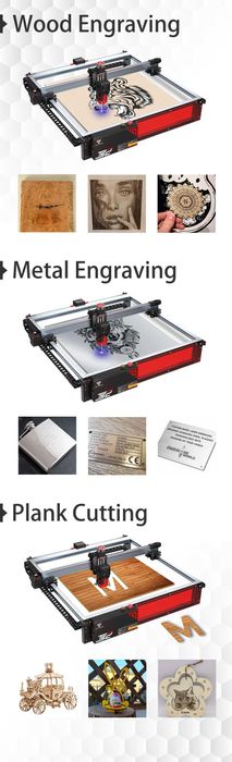 CNC Laser Gravator Nou TwoTrees TS2 80W 450x450mm Wifi OFERTA