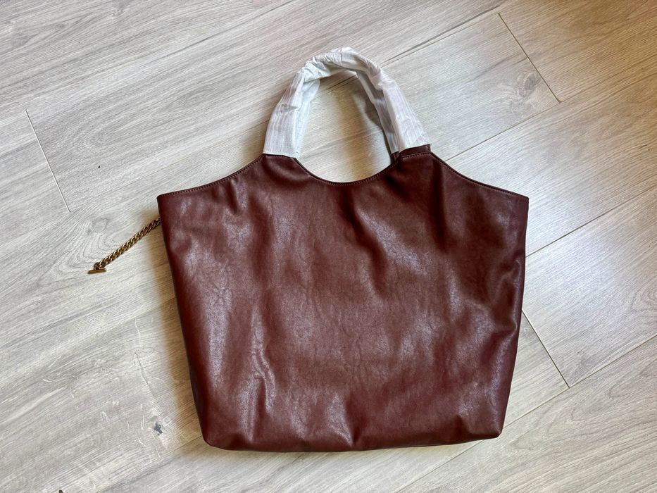 Geanta YSL maro burgundy noua din piele