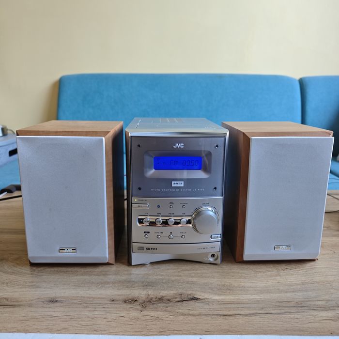 JVC UX‑P400 микро система – CD с MP3 / Auto-reverse касета / RDS / AUX