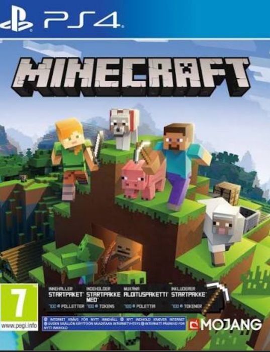 Диск майнкрафт на Playstation 4
