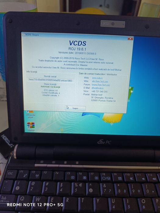 Laptop asus eepc