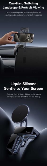 Baseus MaxView Магнитный держатель для Tesla Lixiang AITO NIO ZEEKR