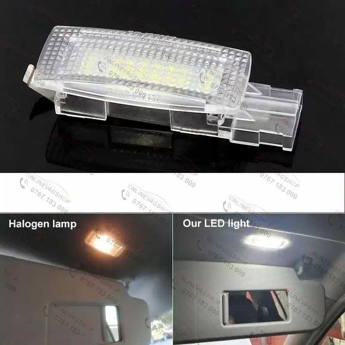 Lampa Led Parasolar Golf 5,6 Passat CC B5 B6 B7 Tiguan Scirocco Touran
