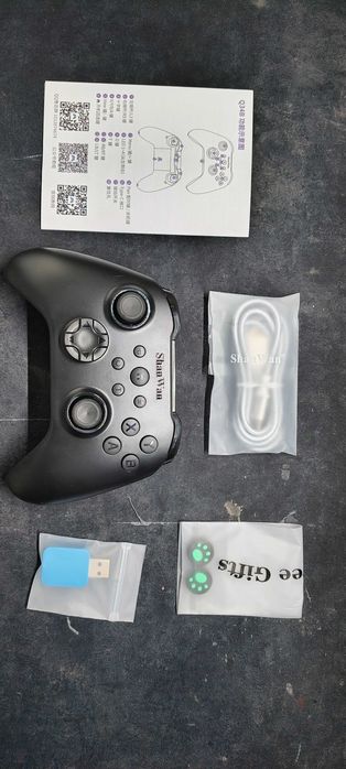 Controler Wireless ShanWan (Multi-Platformă, Hall Effect, Negru)