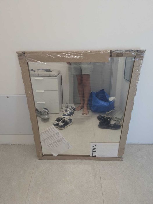 Огледало за баня - IKEA - LETTAN - 80x95 см
