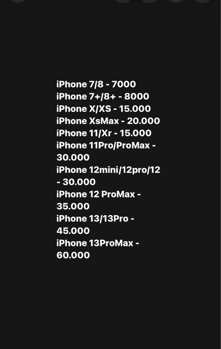Замена/Ремонт стекла iphone