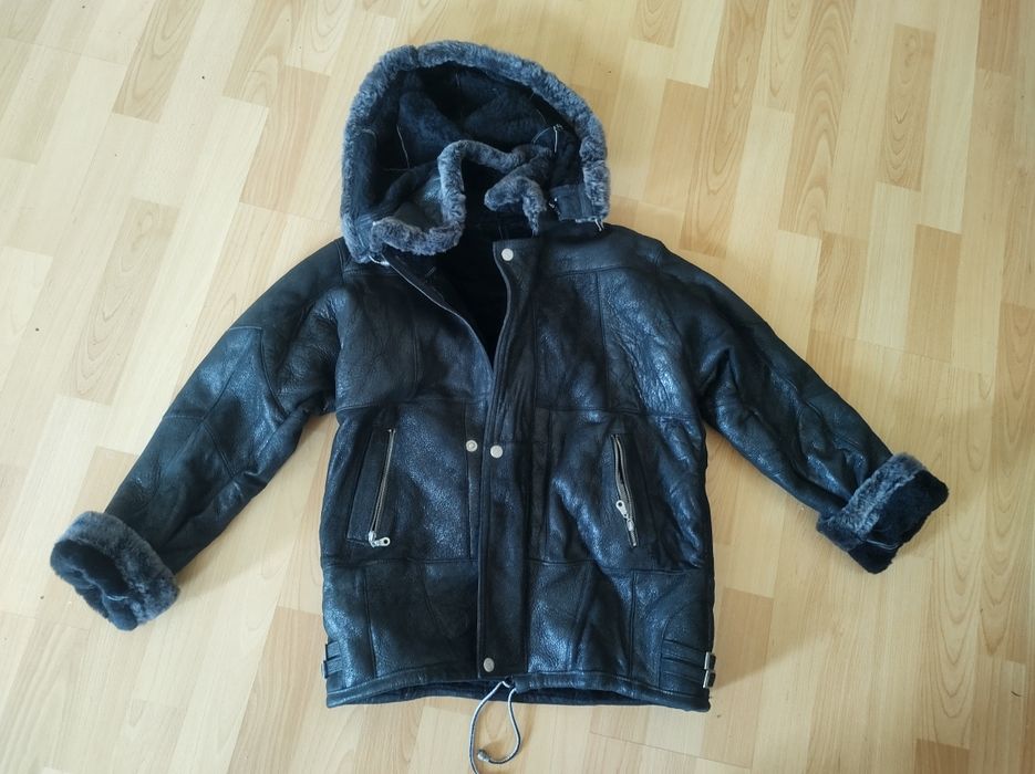 Детско яке естествена кожа