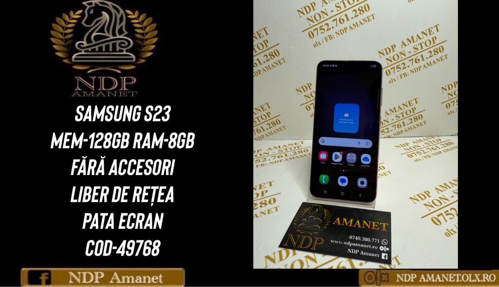 NDP Amanet Braila Samsung S23 128gb (49767)
