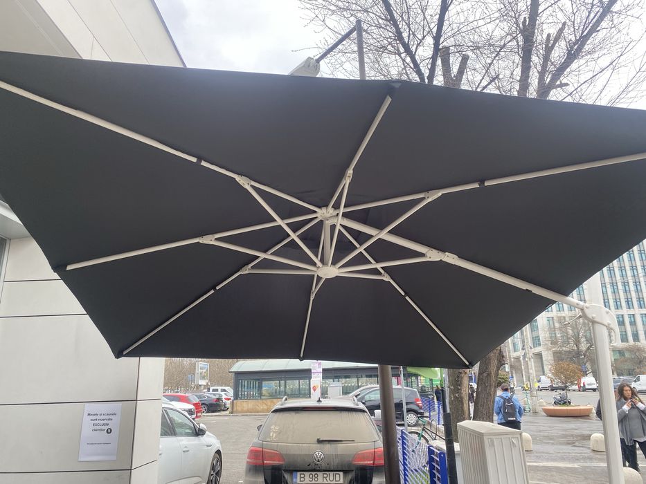 Umbrela gradina  suspendata 3m/3m, impermeabila