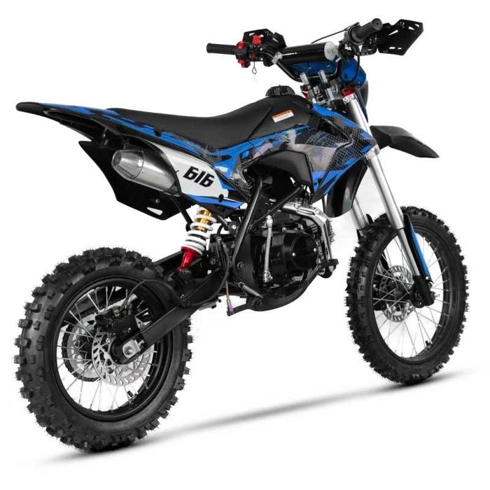 Motocicleta Cross/Enduro copii, XTR 616, 125cc, roti 14/17, cu far