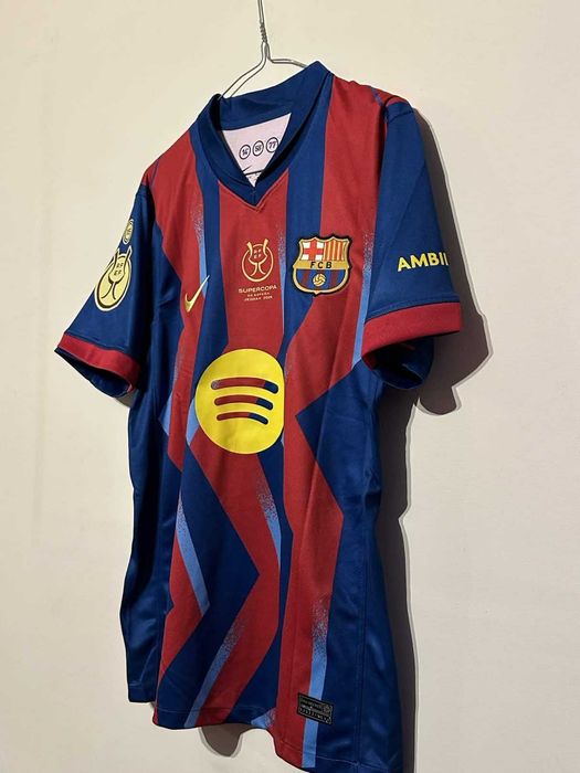 Тениска FC Barcelona с Lamine Yamal от финала на Суперкупата! -  НОВА!