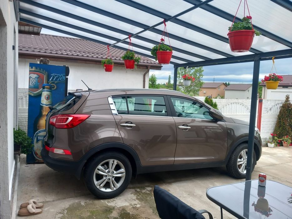 Copertina Terasa din aluminiu acuperita cu policarbonat