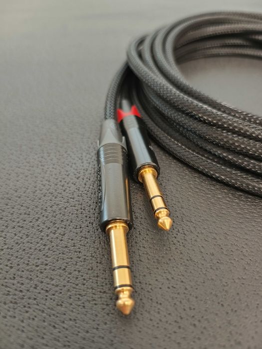 Cablu Audio Profesional Canare cu conector Neutrik Jack 6.3 mm TRS