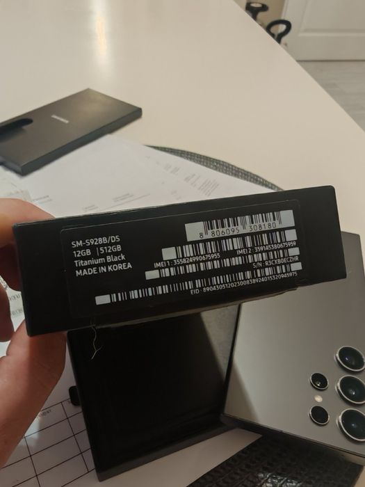 Samsung galaxy s24 ultra 512 GB Black като НОВ