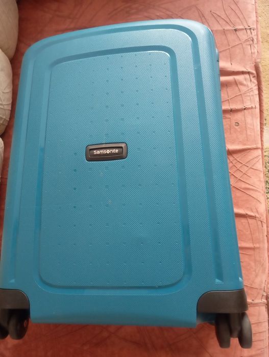 Troler Samsonite S’Cure Spinner 69x49x29 cm ,72 de litri,albastru