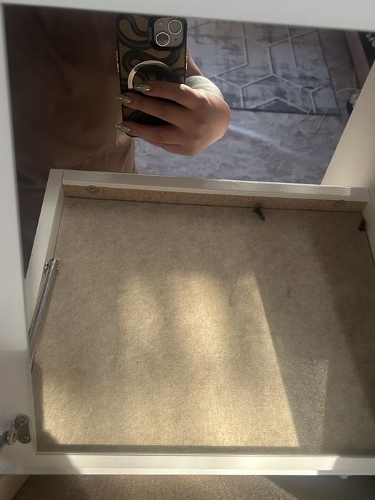 комод пенал белый