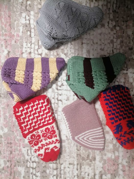 Ръчно плетени терлици 36, 38, 39, 40