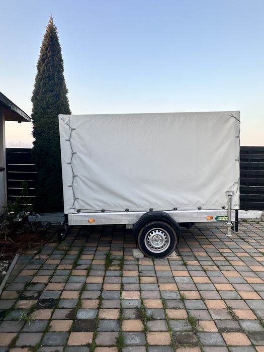 Remorca aluminiu UNSINN•1.3 t• sistem franare