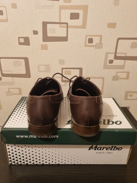 Pantofi piele maro Marelbo, 43
