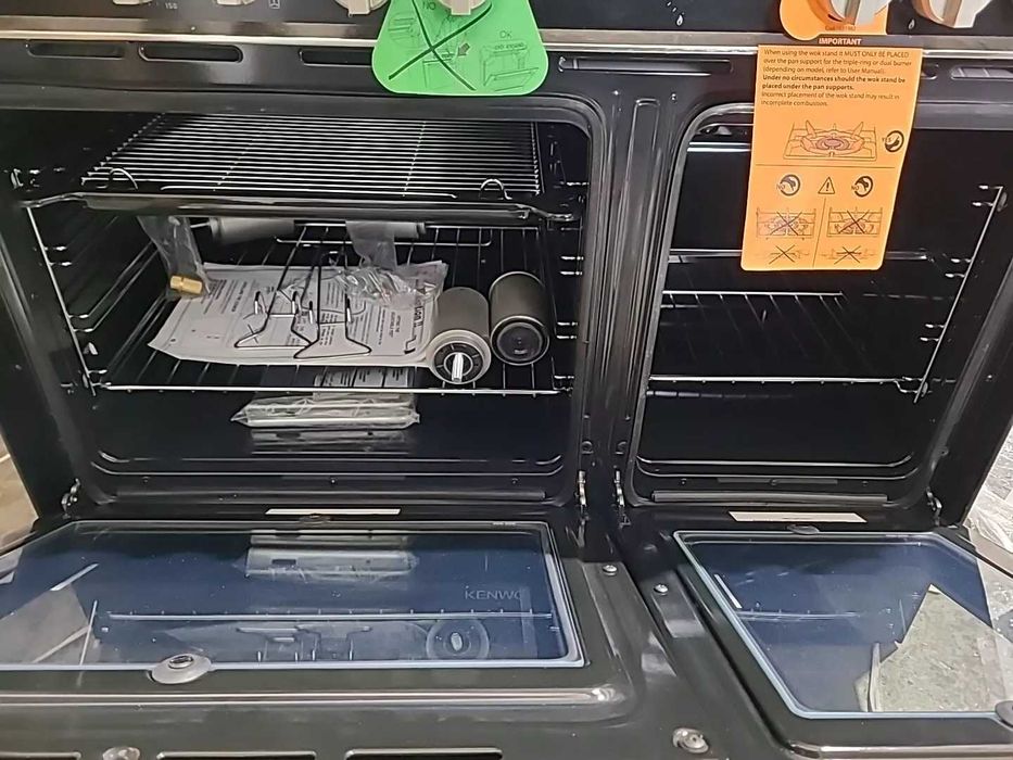 Полупрофесионална готварска печка на газ и ток - KENWOOD - 90 см.
