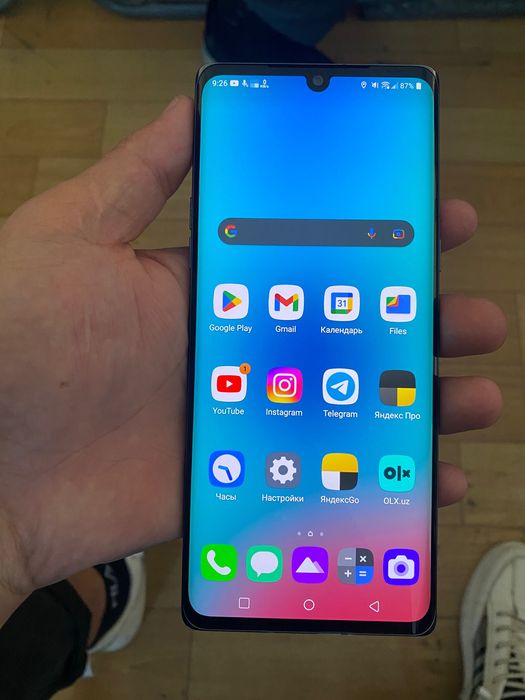 Lg Velvet 8/128 black