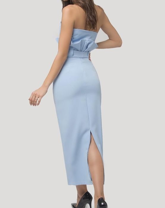 Женское платье двойка топ юбка