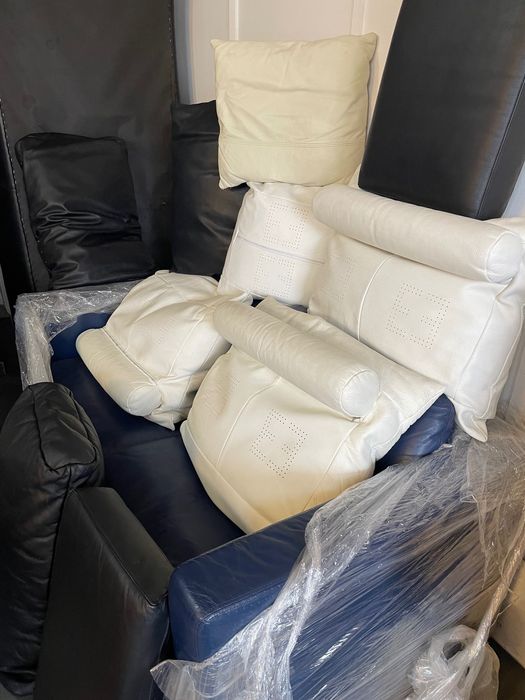 Кожени възглавници*различни цветове и размери от естествена кожа