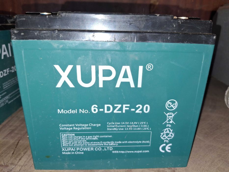 Батерии 3бр Xupai 6-DZF-20 за  ел.скутер и други