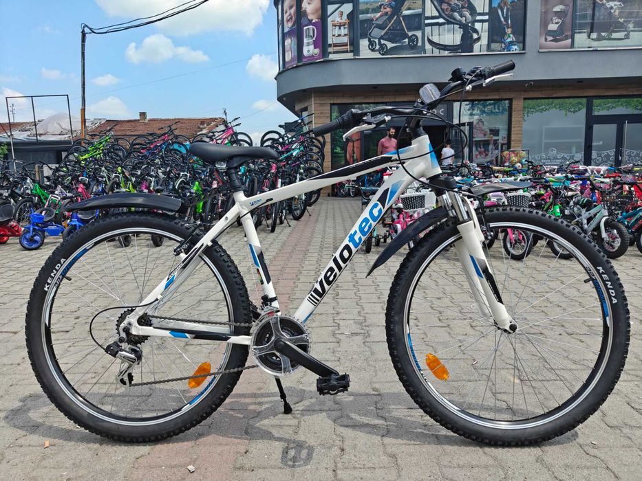 PA Алуминиев велосипед 27.5" PRO бял/син