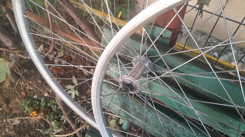 Set roti bicicleta mountainbike/strada 24,26,28 inchi, jante duble