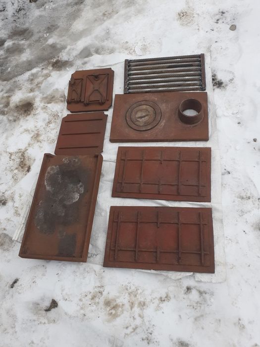 Чугунны разборный печь