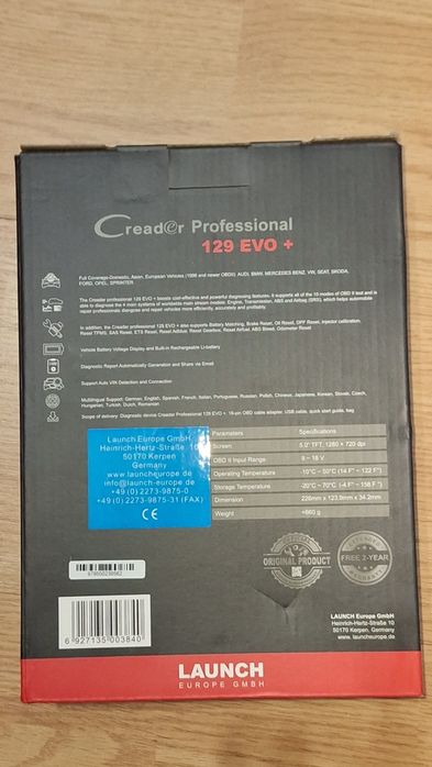 LAUNCH Europe CRP 129 EVO+ OBD2 Dispozitiv de diagnosticare auto Teste