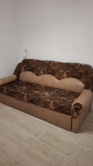 Set canapea extensibila  cu fotoliu