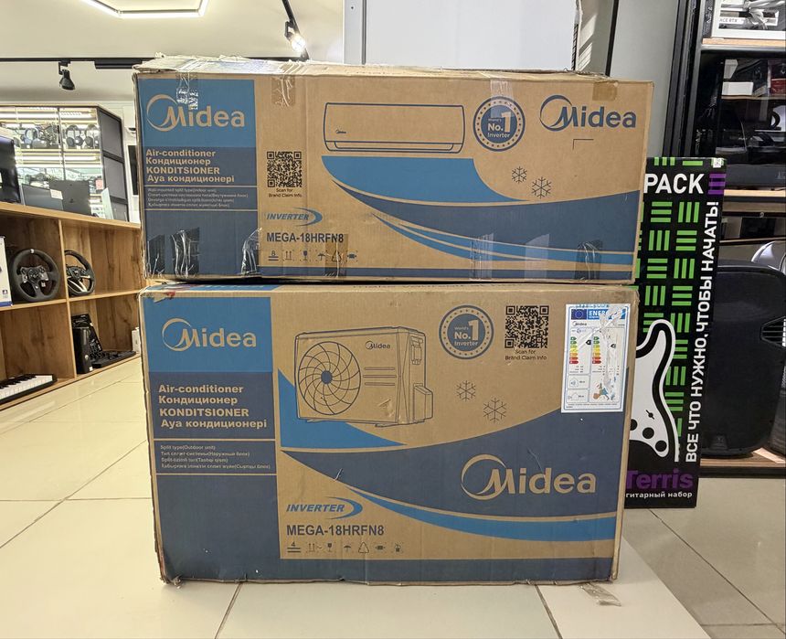 НОВЫЙ Кондиционер Midea MEGA-18HRFN8, с Wi-Fi, 1818/А10