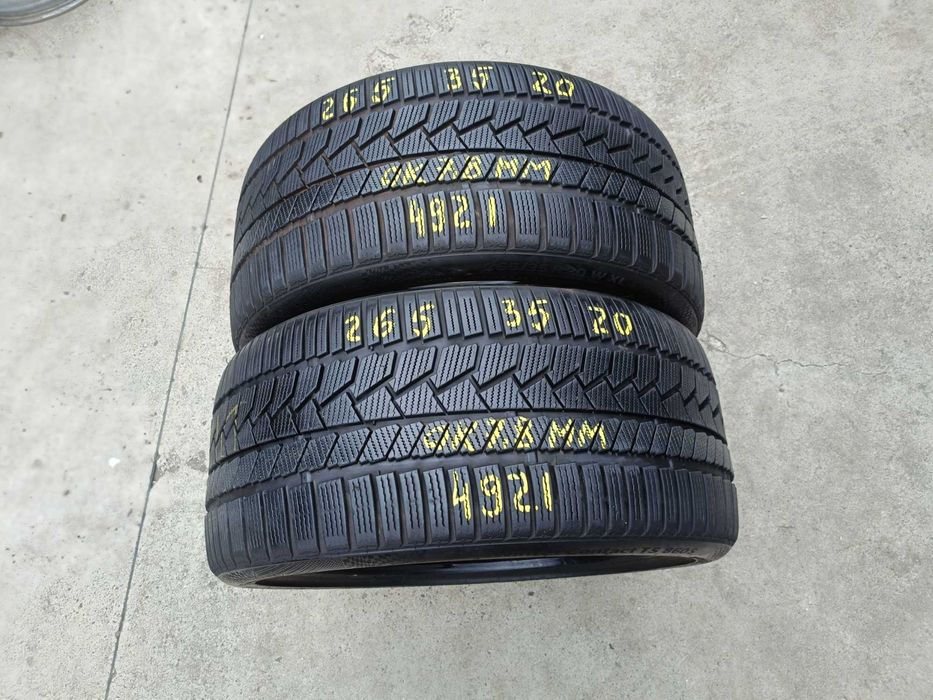 Doua anvelope iarna 265 35 20 continental wintercontact TS 860S 7,8 mm