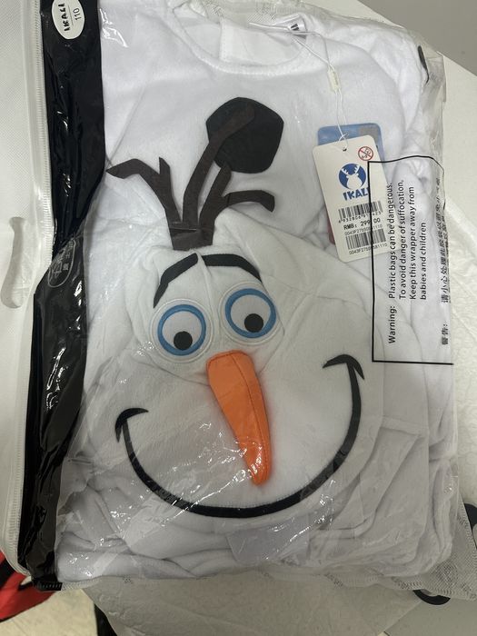 Снеговик Олаф новогодний костюм