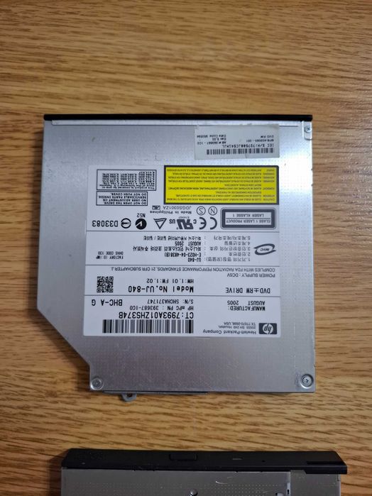 HP UJ-840 DVD±RW Drive/Burner/Writer IDE/PATA/ATAPI Laptop/Notebook